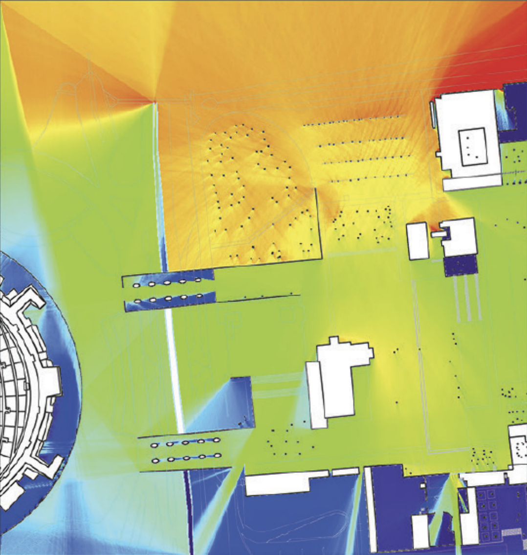Covisibility analysis of CU western zone.